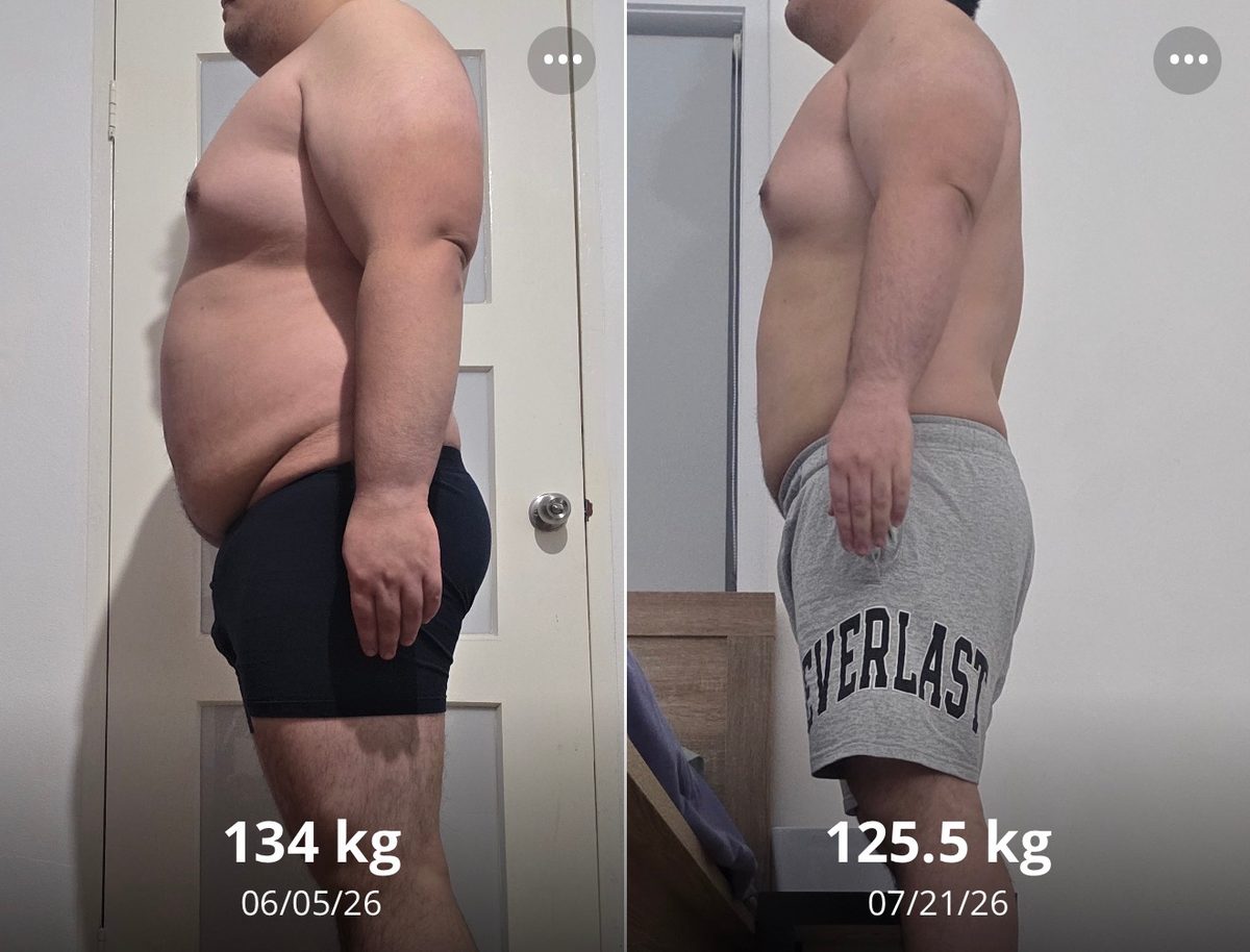 Buffet Lover Before and After
